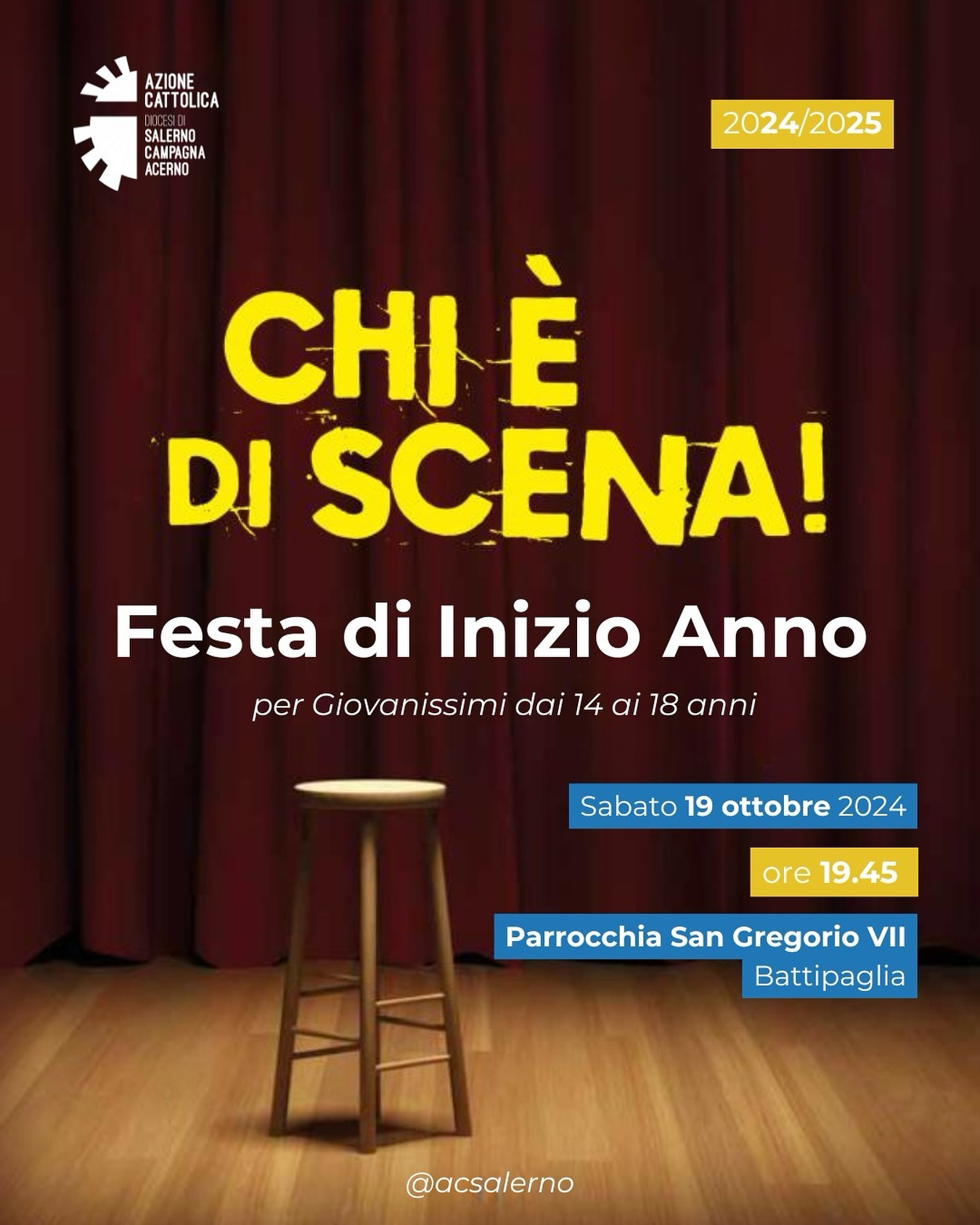 Chi è di scena!