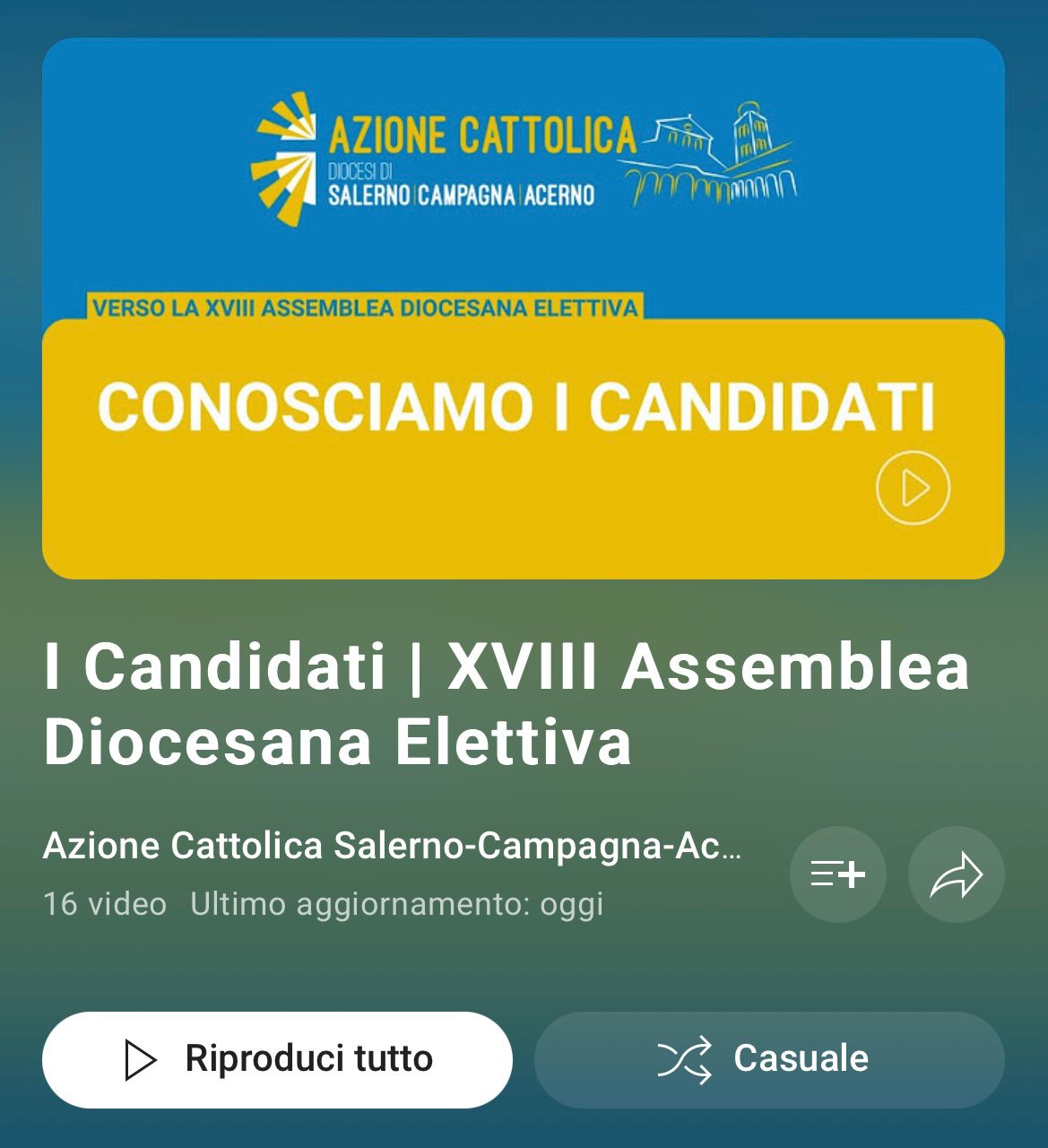 XVIII Assemblea – Conosciamo i canditati