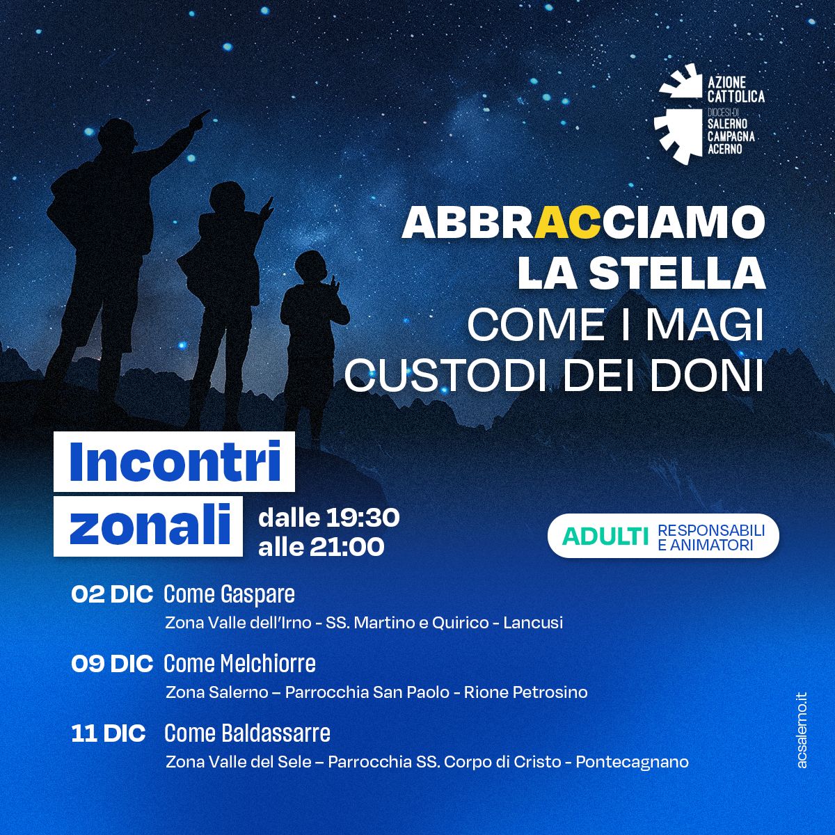 Terzo incontro zonale adulti – Valle del Sele